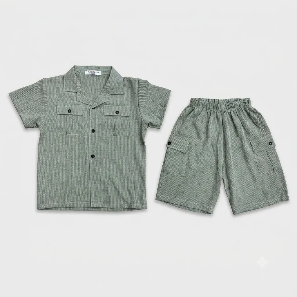 Prince Cotton Shirt and Shorts Set alternate